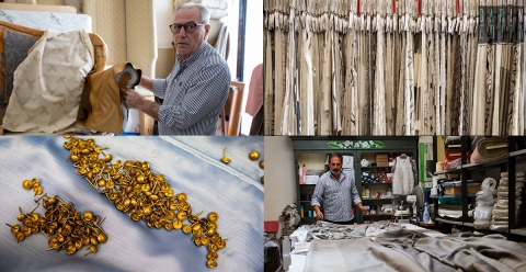 Stoffe, tende, sedie e divani d'epoca: alla scoperta degli antichi tappezzieri di Bari